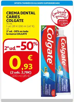 Alcampo Crema dental caries oferta