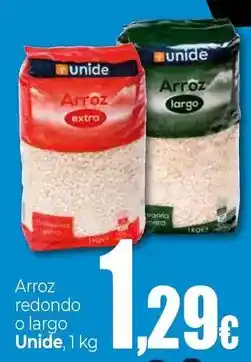 UNIDE Alimentación Unide - arroz redondo o largo oferta