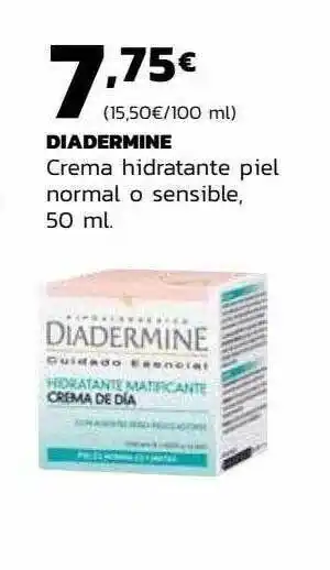 Supermercados Lupa Diadermine Crema Hidratante Piel Normal O Sensible oferta