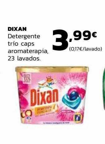 Supermercados Lupa Dixan Detergente Trio Caps Aromaterapia oferta
