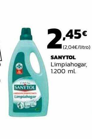 Supermercados Lupa Sanytol Limpiahogar oferta