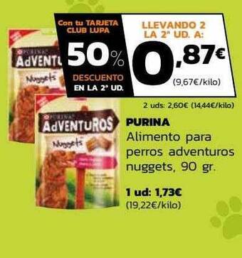 Supermercados Lupa Purina Alimento Para Perros Adventuros Nuggets oferta