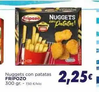 Supermercados Piedra Nuggets Con Patatas Fripozo 300 gr oferta