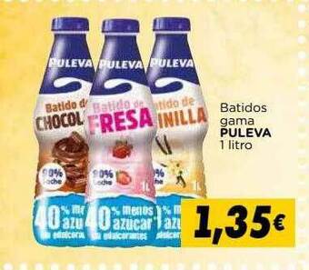 Supermercados Piedra Batidos Gama Puleva oferta