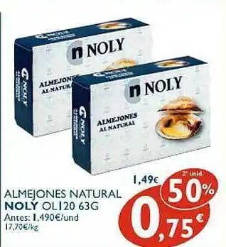 Supermercados La Despensa Almejones Natural Noly oferta