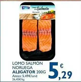 Supermercados La Despensa Lomo Salmón Noruega Aligator oferta