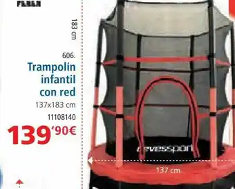Supermercados Dani Trampolín Infantil Con Red oferta