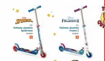 Supermercados Dani Patinete Aluminio Spiderman Patinete Aluminio Frozen 2 oferta