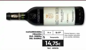 Makro Matarromera Crianza (d.o. Ribera Del Duero) oferta