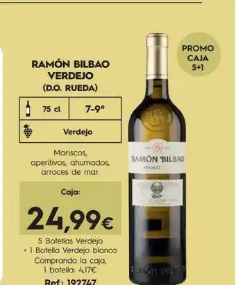Makro Ramón Bilbao Verdejoi (d.o. Rueda) oferta