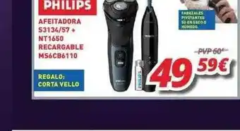 Mi electro Philips Afeitadora S3134-57 Nt1650 Recargable M56cb6110 oferta