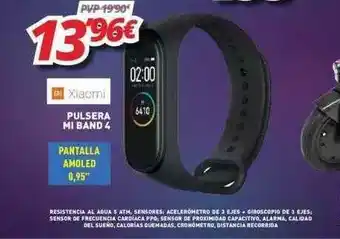 Mi electro Xiaomi Pulsera Mi Band 4 oferta