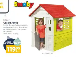 Lidl Smoby Casa Infantil oferta