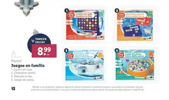 Lidl Juegos En Familia oferta