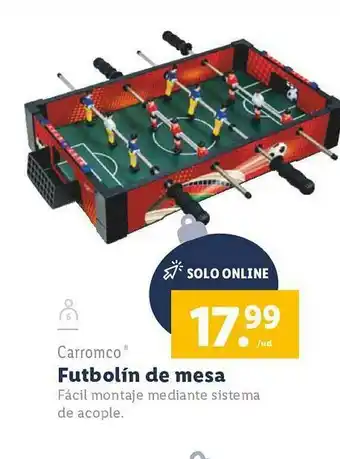 Lidl Futbolín De Mesa oferta