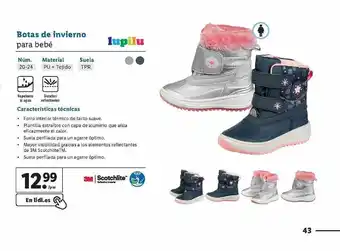 Lidl Botas De Invierno Para Bebé Lupilu oferta