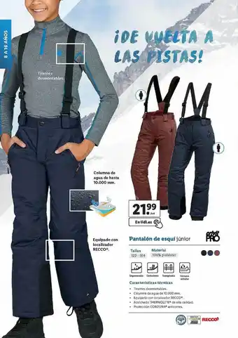 Lidl Pantalón De Esqui Crivit Pro oferta