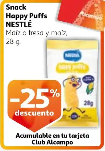 Alcampo NESTLÉ Snack Happy Puffs oferta