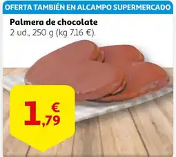 Alcampo Palmera de chocolate oferta