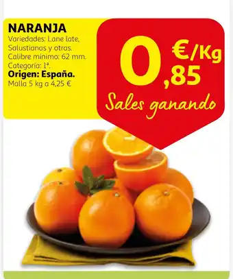 Alcampo Naranja oferta