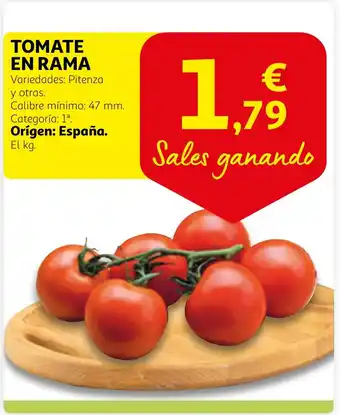 Alcampo Tomate en rama oferta