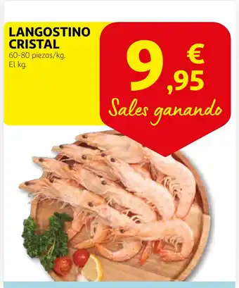 Alcampo Langostino cristal oferta