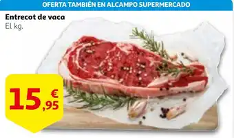 Alcampo Entrecot de vaca oferta