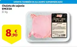 Alcampo EMCESA Chuleta de sajonia oferta