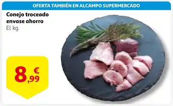 Alcampo Conejo troceado envase ahorro oferta