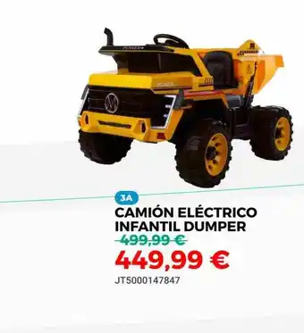 Juguetoon Camión Eléctrico Infantil Dumper oferta