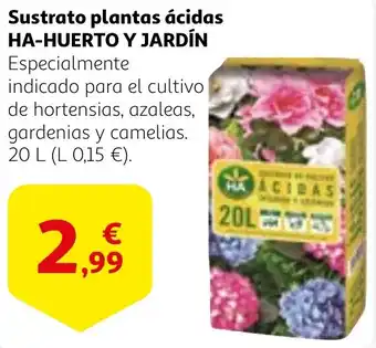 Alcampo HA-HUERTO Y JARDÍN Sustrato plantas ácidas oferta