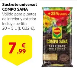 Alcampo COMPO SANA Sustrato universal oferta