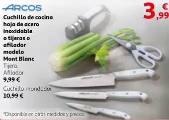 Alcampo ARCOS Cuchillo de cocina hoja de acero inoxidable o tijeras o modelo Mont Blanc oferta