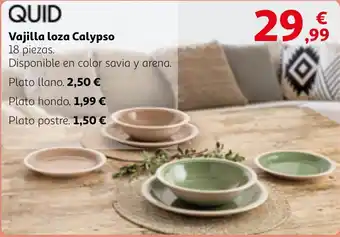 Alcampo QUID Vajilla loza Calypso oferta