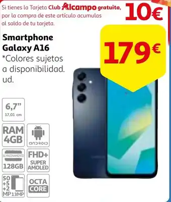 Alcampo Smartphone Galaxy A16 oferta