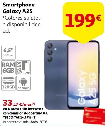 Alcampo Smartphone Galaxy A25 oferta