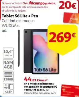 Alcampo Tablet S6 Lite + Pen oferta