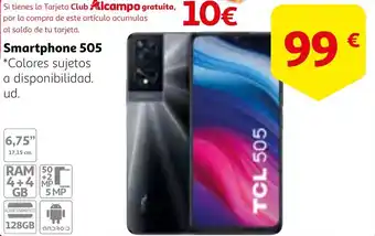 Alcampo TLC Smartphone 505 oferta