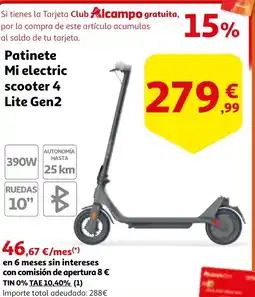 Alcampo Patinete Mi electric scooter 4 Lite Gen2 oferta