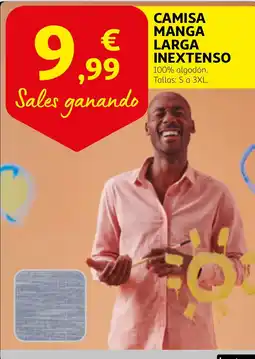 Alcampo INEXTENSO Camisa manga larga oferta