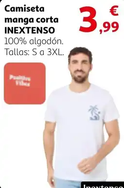 Alcampo INEXTENSO Camiseta manga corta oferta