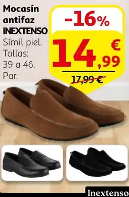 Alcampo INEXTENSO Mocasín antifaz oferta