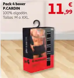 Alcampo Pack 4 boxer P.CARDIN oferta