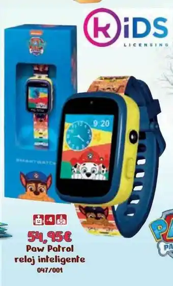 Jugueterías Nikki Paw Patrol Reloj Inteligente oferta