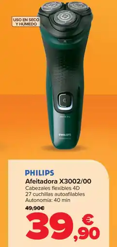 Carrefour PHILIPS Afeitadora X3002/00 oferta