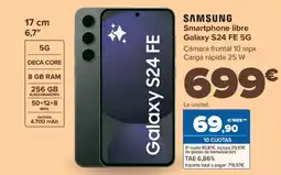 Carrefour SAMSUNG Smartphone libre Galaxy S24 FE 5G oferta