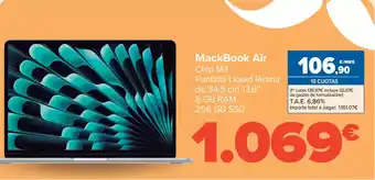 Carrefour MackBook Air oferta