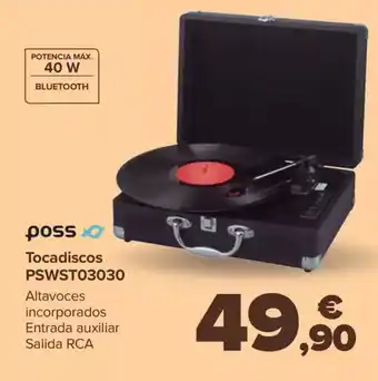 Carrefour POSS Tocadiscos PSWST03030 oferta