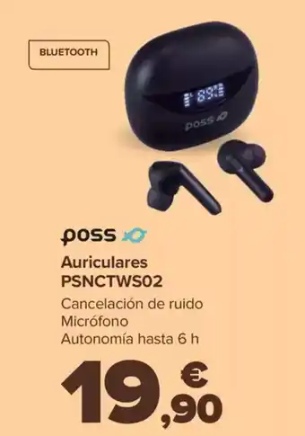 Carrefour POSS Auriculares PSNCTWS02 oferta