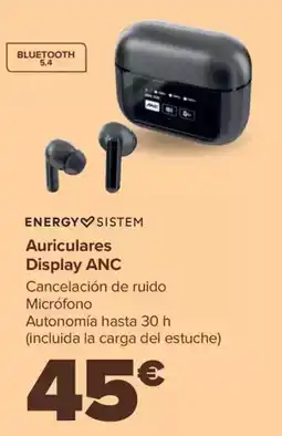 Carrefour ENERGY SISTEM Auriculares Display ANC oferta